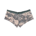 Women's Blank A.C.U. Digital Camouflage Booty Short Underwear